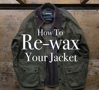 remove excess wax barbour