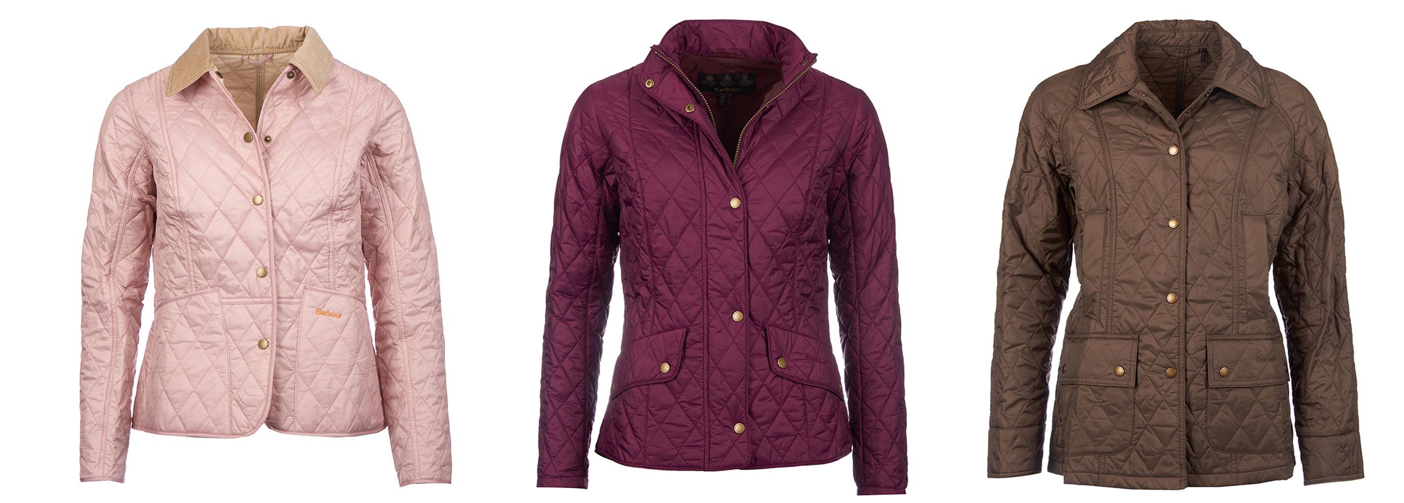 womens burgundy barbour jacket