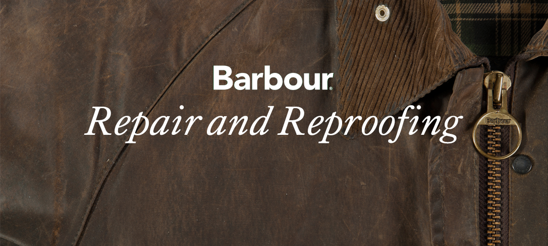 barbour zip repair