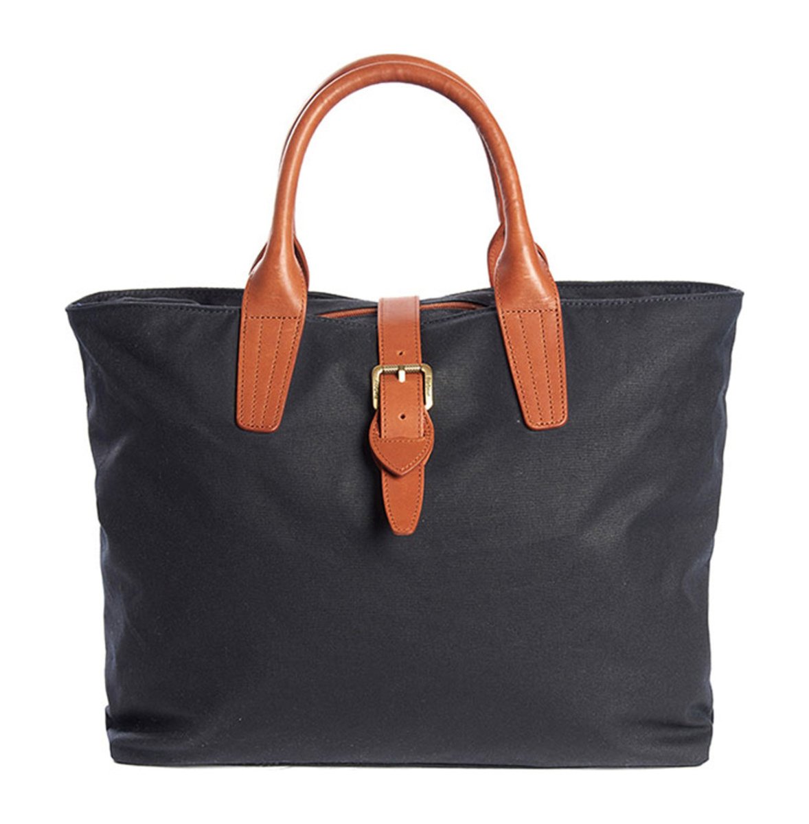 barbour leather tote bag