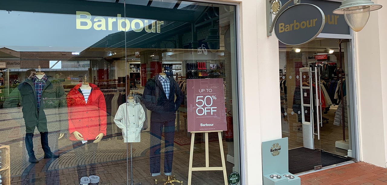 barbour outlet store